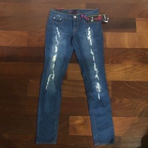 🆕 Black crystal jean size 7